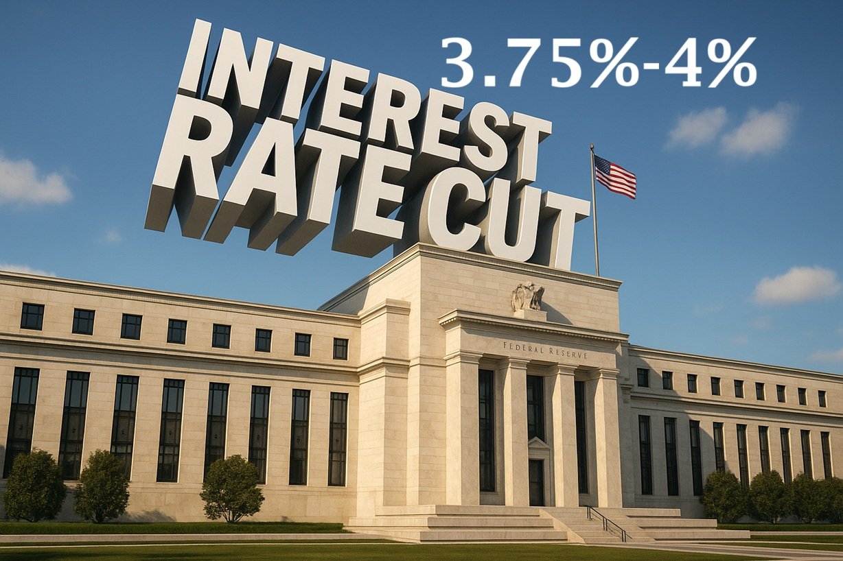 Fed Triggers 25 BPS Interest Rate Cut To 3.75%-4%