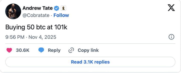 Andrew Tate's Bitcoin Exposed - Pepeto Presale Gains Momentum