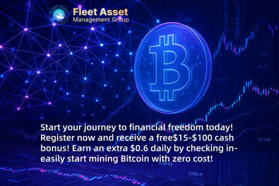Bitcoin Down? Earn Daily with Fleet Mining — Free $100 Bonus!