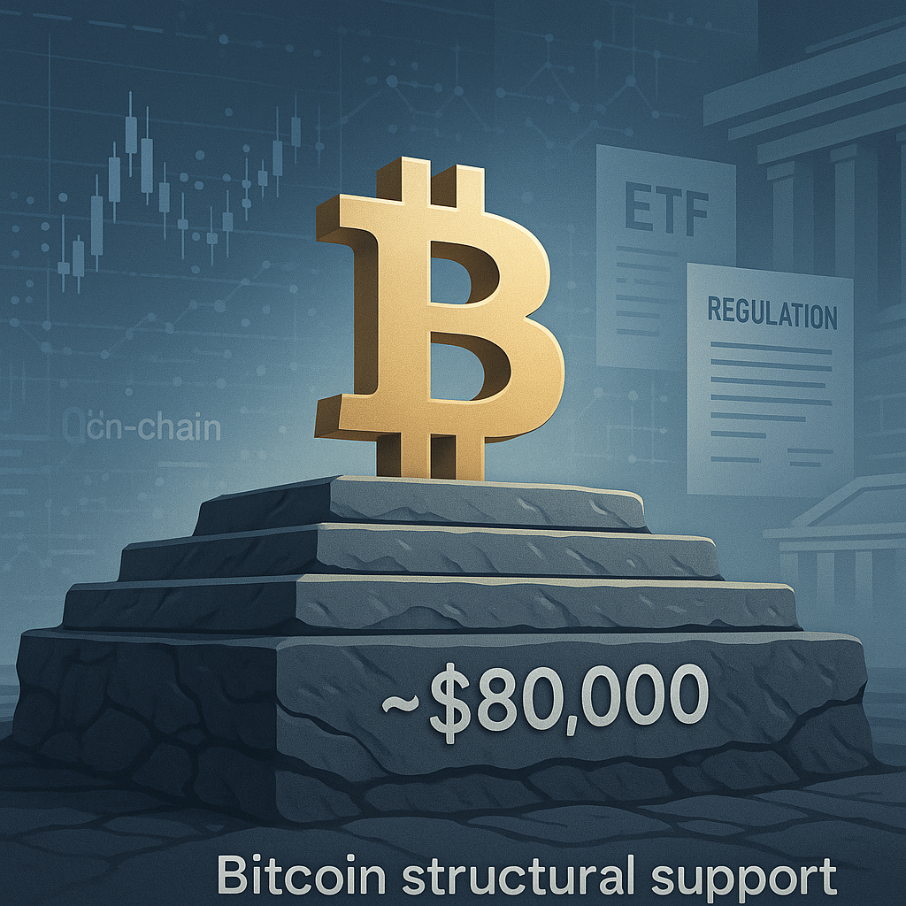Bitcoin Finds Structural Support as Institutional Buying Anchors the $80,000 Level