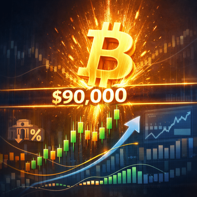 Bitcoin Surges Back Above $90,000 — What’s Driving the Latest Rally