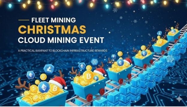 Christmas Exclusive Benefits Officially Launched: Fleet Mining Introduces a Limited-Time Christmas Cloud Mining Program, Register Now to Receive Cash Rewards