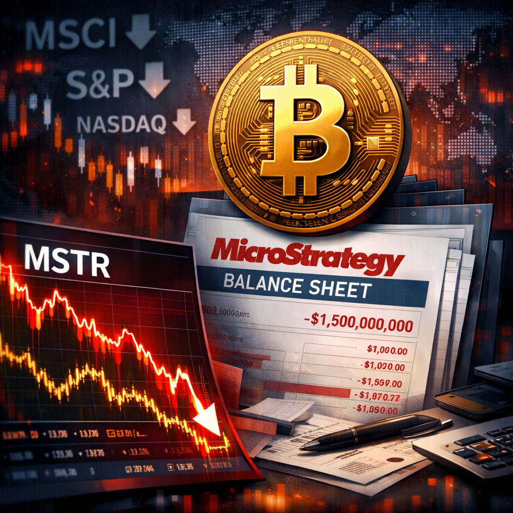 Falling Bitcoin Prices and Index Exclusion Weigh on the Stock