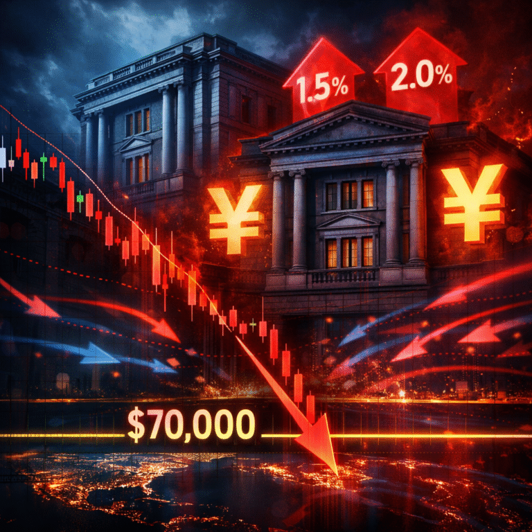 Japan Rate Shock Ahead? Analysts Warn of a 20–30% Bitcoin Price Drop